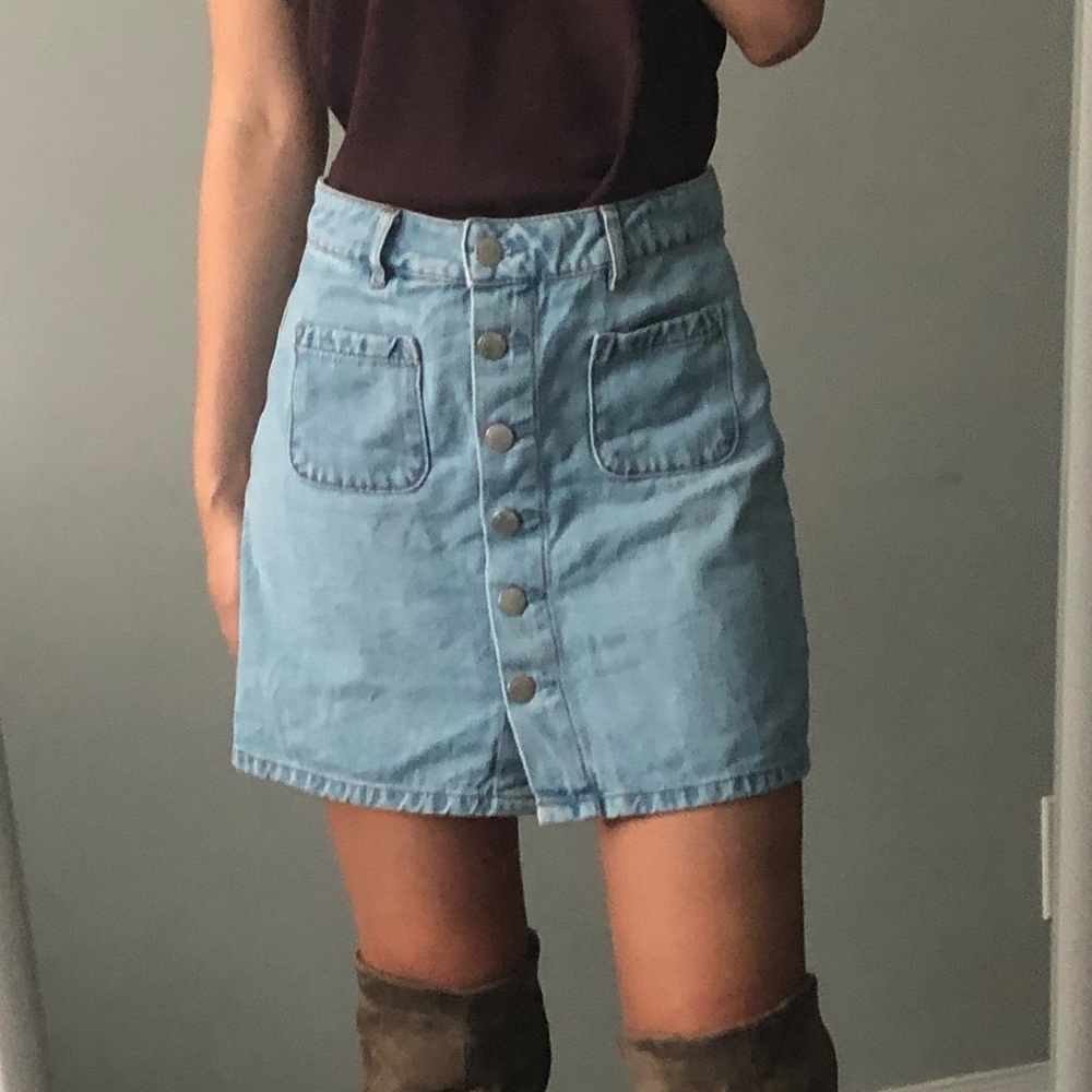 Garage skirt. XS. Blue
